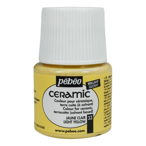 Pebeo ceramic No33 Light Yellow