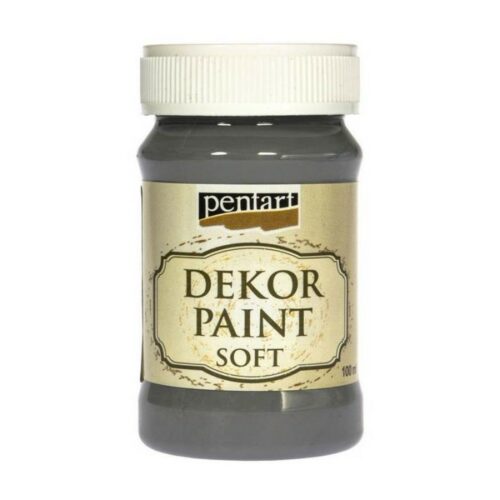 Dekor Paint Soft 100ml Pentart Graphit grey