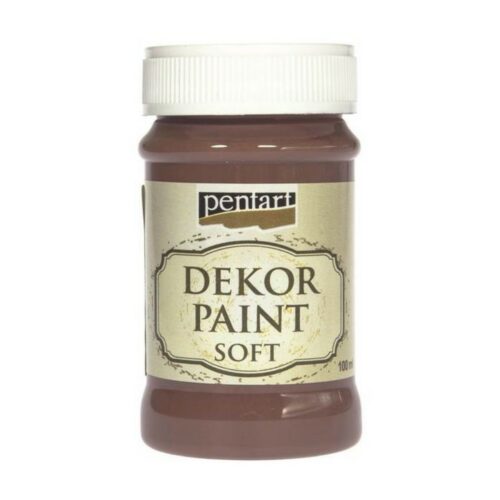 Dekor Paint Soft 230ml Pentart Brown
