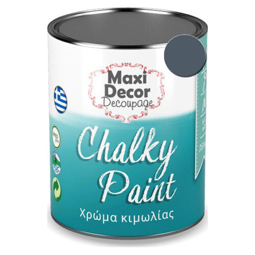 Maxi Decor Chalky Paint 524 γκρι πετρόλ