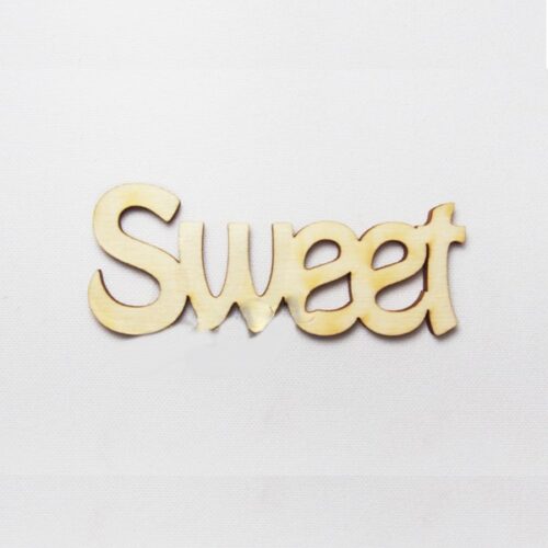 Ξύλινο διακοσμητικό “Sweet” 75x3x29mm