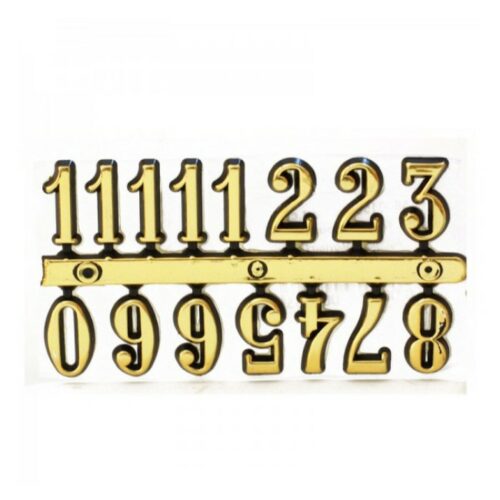 Ακρυλικοί αραβικοί αριθμοί (χρυσό χρώμα) 15mm